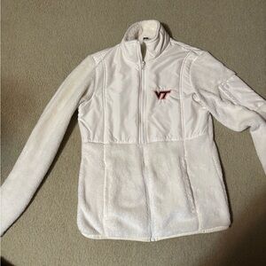 Virginia Tech fleece jacket preowned size medium